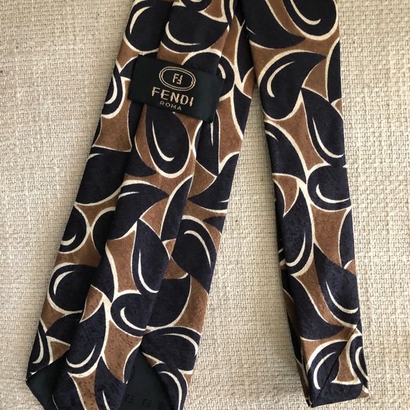 Fendi Roma Silk Tie - Picture 2 of 2